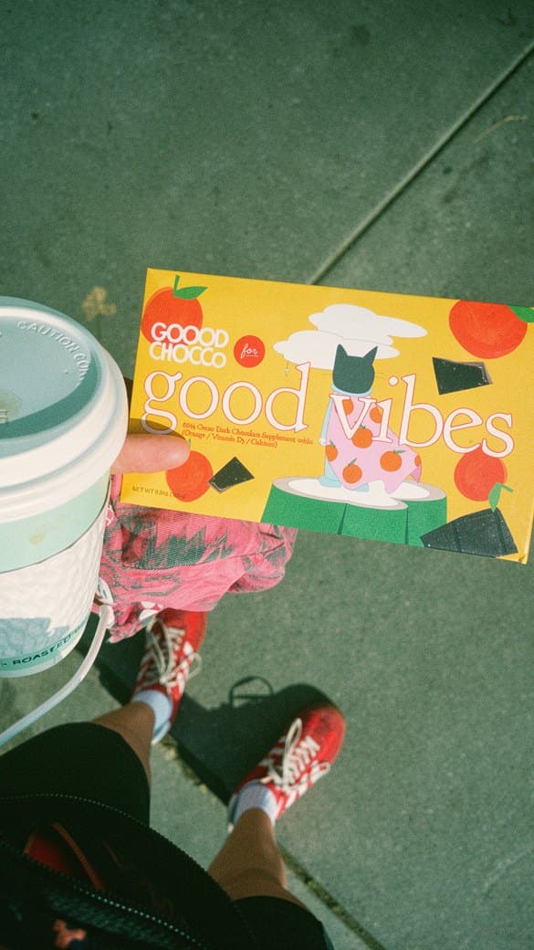 Good Vibes bar on the go